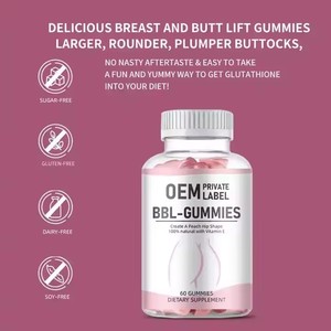 BBL Gummies büyük popo büyüme için, kadınlar için bitkisel özler ganimet kalça artırıcı yukarı kaldırın, kalça popo artırıcı sakızlı - Product Image 4