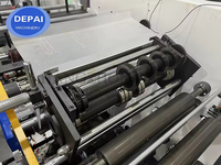 Imprimante flexographique d'étiquettes en papier thermique Machine d'impression flexographique logo de type en ligne rouleau de PVC à 5 couleurs