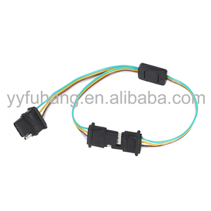 फ़ैक्टरी कस्टमाइज्ड ट्रेलर वायर एक्सटेंशन 4 पिन प्लग फ्लैट y-स्प्लिटर कॉर्ड नर से मादा - Product Image 4