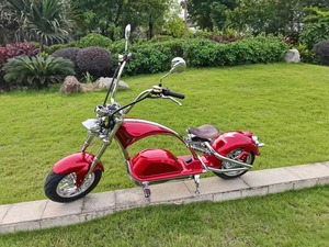 Scooter Elettrico Chopper a <span class=keywords><strong>2</strong></span> Ruote per Adulti 2026, Nuovo Modello con Potente Motore, Sensore Elettronico e Finiture Cromate - Product Image 1
