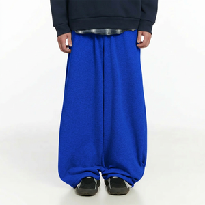 OEM Service Lightweight Casual Baggy Wide Leg Cotton Sweatpants Loose Joggers Drawstring - Product Image 1