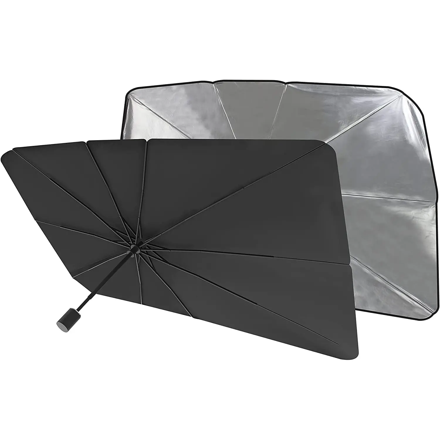 傘の日よけは、さまざまな車のロゴの伸縮式日焼け止めと断熱サンシェードでカスタマイズできます