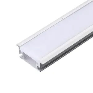 Modello 027 profilo in alluminio da incasso decorazioni per pavimenti residenziali per la casa illuminazione per luci di striscia