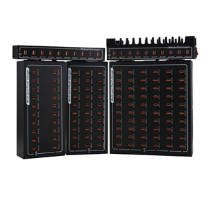 Estación de carga industrial <span class=keywords><strong>HUNDA</strong></span> 1200W 60 puertos Estación de carga USB Hub 18Q QC3.0 USB Cargador de teléfono celular de escritorio - Product Image 6