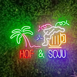 Enseigne néon LED personnalisée en acrylique en forme d'ailes, très populaire, avec indice de protection IP67, tension CC, garantie de 2 ans, idéale pour les fêtes d'anniversaire en famille - Product Image 1