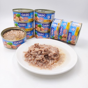 Vente chaude de bonne qualité <span class=keywords><strong>prix</strong></span> d'usine morceau/<span class=keywords><strong>thon</strong></span> en conserve râpé dans l'huile 140g/160g/185g - Product Image 6