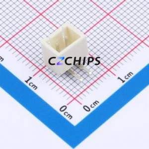 WAFER-HA2.54-2PWZ-Y62 Wire-to-<b>Board</b> <b>Pin</b> Header Bent Lead Through Hole,P=2.5mm Connector 1x2P 2.5mm Right Angle Insert XHB - Product Image 1