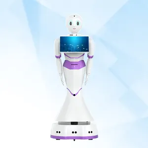 Reeman Robot de hotel inteligente Recepción comercial Bienvenido Camarero Robot de servicio de guía humana