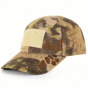 Gorra de béisbol de camuflaje de nailon con velcro, gorra táctica para exteriores, gorra para el sol para las cuatro estaciones, gorra plana de las Fuerzas Especiales Python, común - Product Image 5