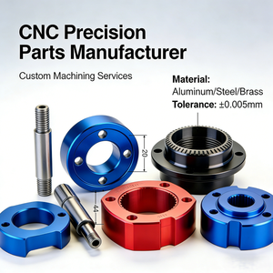 Services de fabrication CNC sur mesure, pièces mécaniques automobiles, haute précision, aluminium anodisé, acier inoxydable, équipement industriel - Product Image 1