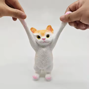 <span class=keywords><strong>Jouet</strong></span> à presser Mochi Chat Mignon - Fidget Animal en TPR <span class=keywords><strong>pour</strong></span> Enfants Anti-stress, Cadeau Nouveauté Animal en Mousse Souple et Articles <span class=keywords><strong>de</strong></span> Fête - Product Image 1