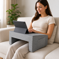 Offre Spéciale tablette Portable bureau repose-bras oreiller de jeu doux sur les genoux oreiller bureau lecture oreiller avec repose-bras pour lit