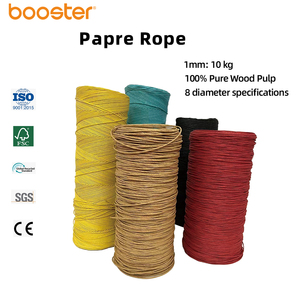 Cordón de Papel Ecológico de Colores, Cuerda Gruesa para Envolver Regalos, para Juguetes, Ferretería, Utensilios de Cocina, Vajilla, 2000m/rollo - Product Image 2