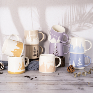 Venta al por mayor <span class=keywords><strong>Taza</strong></span> <span class=keywords><strong>grande</strong></span> <span class=keywords><strong>de</strong></span> cerámica <span class=keywords><strong>Taza</strong></span> <span class=keywords><strong>de</strong></span> café Tazas Para Te Tazas Color Crema Cerámica - Product Image 6