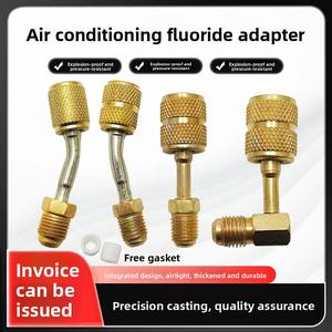 Adaptador de Conversão de Refrigerante para Ar Condicionado R22 R410 Métrico Imperial R32 Ferramenta de Válvula de Segurança Acessórios 5 em 1 - Product Image 5