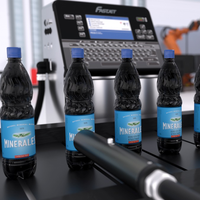 Imprimante à jet d'encre continu CIJ haute vitesse, machine de codage automatique de la date avec certification CE pour ligne d'emballage alimentaire
