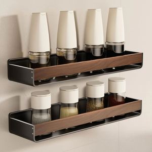 Wall Mounted Rust Resistant Modern Metal Bathroom & Kitchen Storage <b>Rack</b> and Holder - Product Image 1