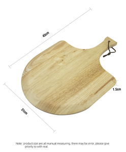 <span class=keywords><strong>Pala</strong></span> para Pizza de Madera de Caucho, <span class=keywords><strong>Pala</strong></span> para Pizza con Mango, <span class=keywords><strong>Pala</strong></span> para Pizza Segura para Alimentos, para Hornear Pizza Casera - Product Image 2
