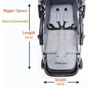 Poussette <span class=keywords><strong>de</strong></span> sport 3-en-1 pour bébé, poussette double, landau réversible avec poignée, idéale pour jumeaux - Offre Spéciale - Product Image 2