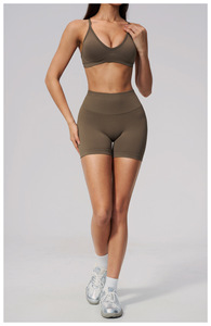 Soutiens-gorge sans bretelles pour femmes, débardeur Mujer, shorts sans couture, leggings imprimés, vêtements de sport pour femmes, ensemble <span class=keywords><strong>pas</strong></span> <span class=keywords><strong>cher</strong></span> - Product Image 5