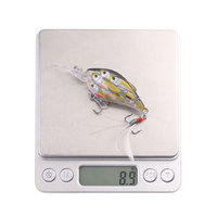 Vente en gros CB036 7,9 cm 8,9 g Leurres de pêche artificiels en plastique dur avec hameçon à plumes