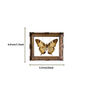 50 Uds. Etiquetas adhesivas de mariposa Retro PET transparentes troqueladas personalizadas <span class=keywords><strong>autoadhesivas</strong></span> e impermeables de PE transparente con Adhesivo de silicona - Product Image 3