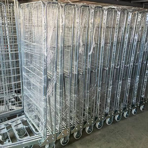 במקרה של carter oem מתכת מגולוון כלוב מחסן מצופה אבץ נייד מצופה מתקפל קינון אבטחה מתגלגל כלוב - Product Image 4