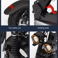 Trottinette électrique pliable, moteur 350W48V, légère, étanche, charge maximale 120kg, freins à double disque, affichage LED pour adulte