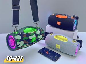 Haut-parleur portable Bluetooth étanche TG-437 avec lumière LED, stéréo Bluetooth, basses, subwoofer. - Product Image 5