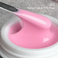 YDC 15ml Gel Constructeur Non Chauffant Couleurs Pailletées Rose Nude Sans HEMA Sans Brûlure Auto-Lissant Gel Dur Constructeur en Pot