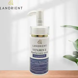 Private Label LANORIENT's most popular cleanser Vitamin E Repair skin, eliminate acne, remove oil and clean pores