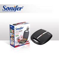 Sonifer SF-6141 Nouvelle Machine à Donuts Électrique Automatique Rapide et Compacte à 16 Trous pour Usage Domestique