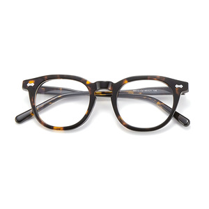 Montures de lunettes ovales en acétate 88012 anti-UV, monture complète unisexe, lunettes de vision de près, origine Danyang - Product Image 2