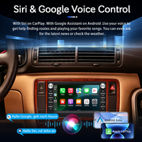 Autoradio LELV 7 pouces pour VW Passat, système Linux, écran partagé, navigation GPS, Android Auto, WiFi, Bluetooth, lecteur vidéo stéréo