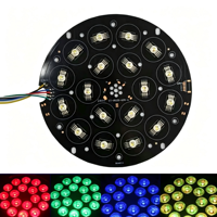 Projecteur LED Par 54*3 W/18X12W/36*10W/RGBW 4-en-1 24V/36V/45V, Éclairage Wash, Projecteurs Fresnel Professionnels, Kit de Pièces de Rechange pour Panneau LED
