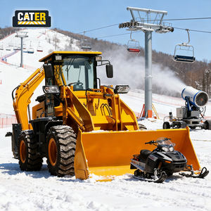 מיני טרקטור קדמי עם כף קדמית, מחפר גלגלים, מחפר אחורי עם כף קדמית ומשאבת הידראולית ליבה למנוע - Product Image 6