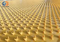 Revêtement protecteur professionnel en HDPE de 1,5 mm avec goujons en V pour le renforcement du gazon des parkings