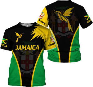Wholesale High Quality <strong>Clothing</strong> Jamaica Short Sleeved Jamaica t Shirt <strong>Jamaican</strong> <strong>Clothing</strong> - Product Image 2
