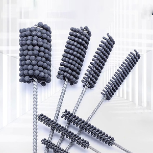 Brosse de <span class=keywords><strong>rodage</strong></span> industrielle flexible en carbure de silicium pour le polissage interne des tuyaux et le débavurage des trous (Brosse de <span class=keywords><strong>rodage</strong></span> sphérique) - Product Image 3