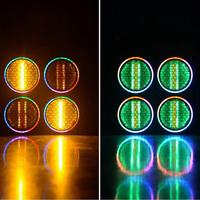 Projecteur matriciel LED RGBW 4 yeux Yinuo de haute qualité avec bande LED et contrôle DMX512 pour éclairage de scène, mariages et événements