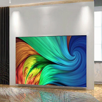 Televisi Pintar 75 Inci 4K UHD Tanpa Bingkai, HDR, WiFi, Android LED TV untuk Rumah & Hotel