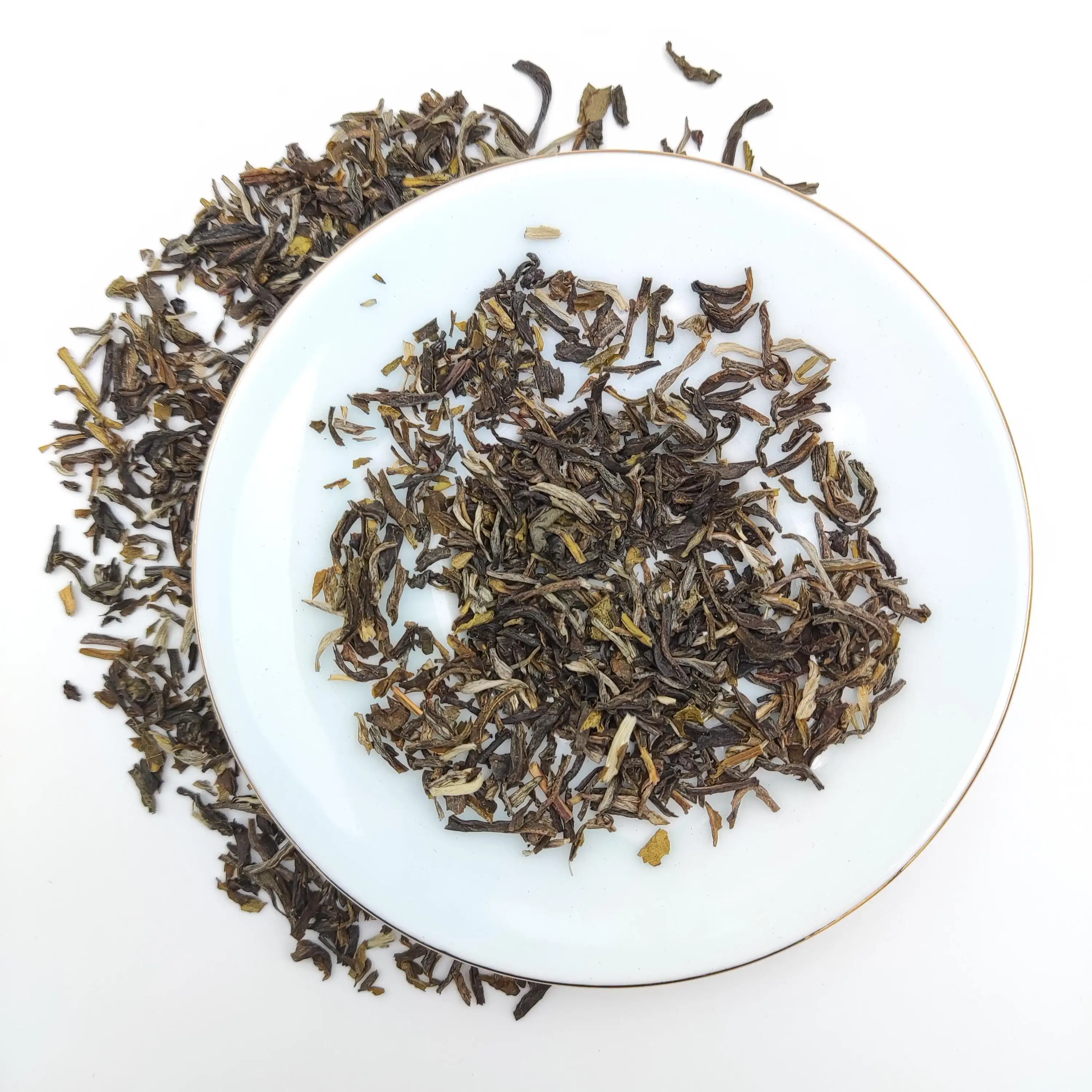 ชาจีนมาตรฐานสหภาพยุโรปพร้อมกลิ่นหอมของดอกไม้ชาเขียวมะลิสดมีกลิ่นหอม