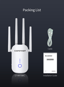 Repetidor inalámbrico de alta velocidad 5G COMFAST 1200 <span class=keywords><strong>V3</strong></span>, extensor Wifi de banda Dual de largo alcance de Mbps, <span class=keywords><strong>señal</strong></span> fuerte - Product Image 5