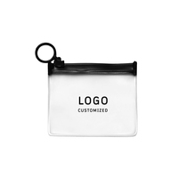 Sac étanche portable en PVC, EVA, PE, durable et réutilisable, pour le rangement de bijoux, cosmétiques, échantillons, pochette à fermeture éclair