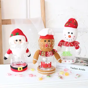 Runnjoy boneka salju, hadiah Natal Santa Claus merah muda boneka pohon Natal hadiah liburan