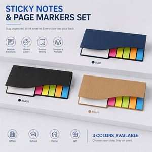 Cadeau promotionnel, notes adhésives aux couleurs vives, plusieurs tailles, blocs-notes adhésifs avec logo personnalisé - Product Image 2