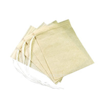 Groothandel 5*7cm Papieren Trekkoord Thee Zakjes Wegwerp Losse Thee Filter Zakjes 100 Stuks voor Kruidenthee Chinese Geneeskunde