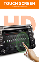 Écran radio GPS 7 pouces en stock, prêt à être expédié, CarPlay Android Auto, lecteur Android pour voiture VW Golf Jetta Polo Passat B6 CC