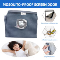 Nouvelle Moustiquaire d'Été 2026 Ignifuge, Imperméable, 100% Occultante, Respirante, à Bande Magnétique Intégrale pour Usage Domestique