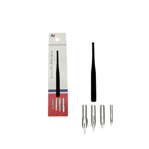 Penne per Calligrafia Araba e Disegno con Punta in Acciaio Inox e Fusto in Plastica, <span class=keywords><strong>Penna</strong></span> Decorativa per Calligrafia, Lettering e Fumetti - Product Image 2